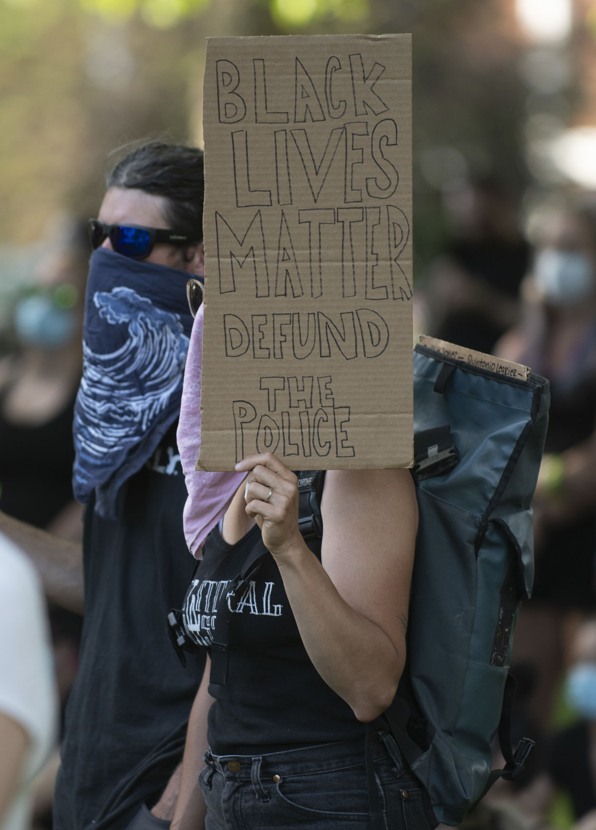 A vigil for George Floyd and others